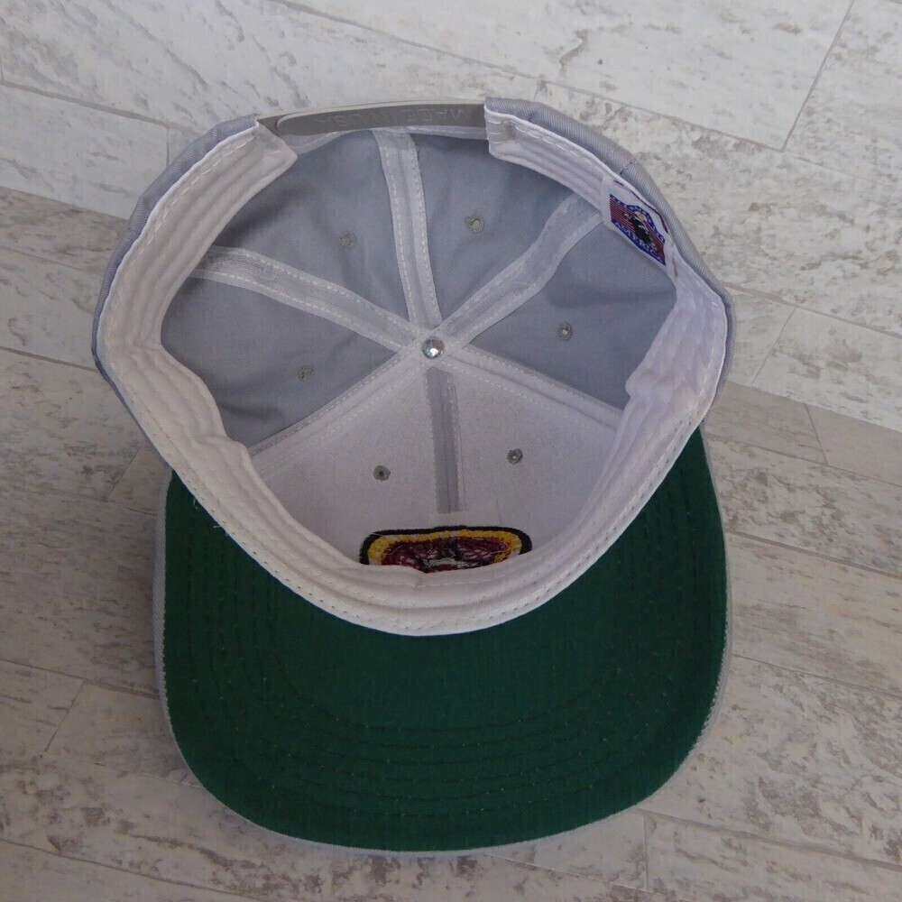 Vintage Laborers Union Local 1271 Wyoming Gray USA Made Trucker Hat Snapback - Picture 6 of 9